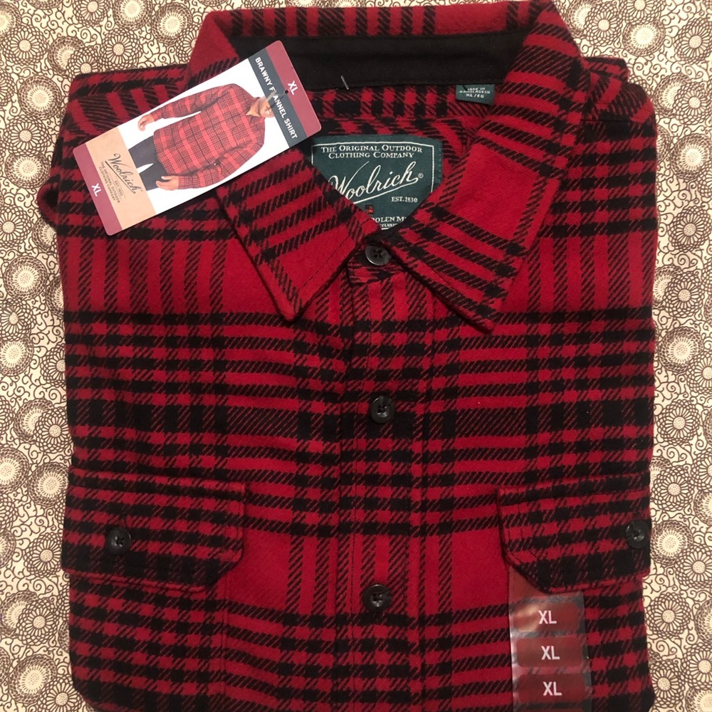 🧨HP🧨Woolrich Brawney Flannel Shirt